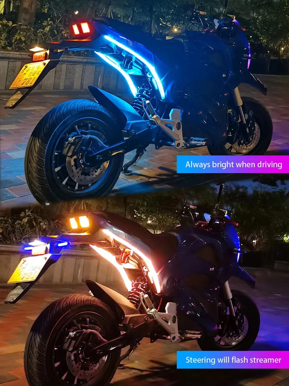 Bikers' LED strips