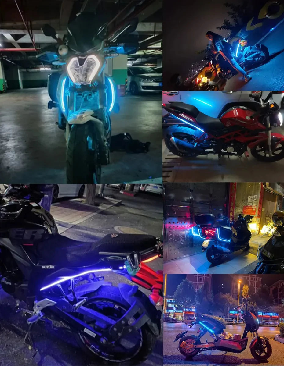 Bikers' LED strips