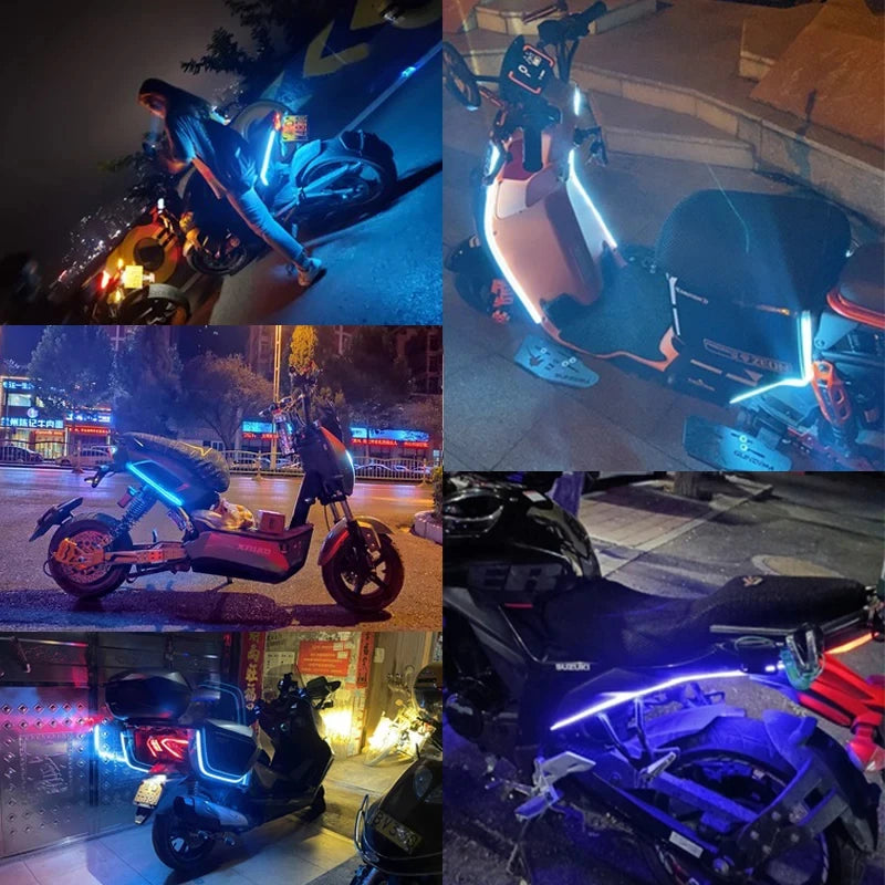 Bikers' LED strips