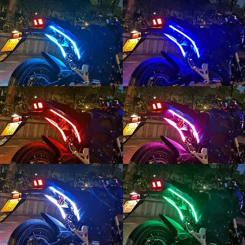 Bikers' LED strips